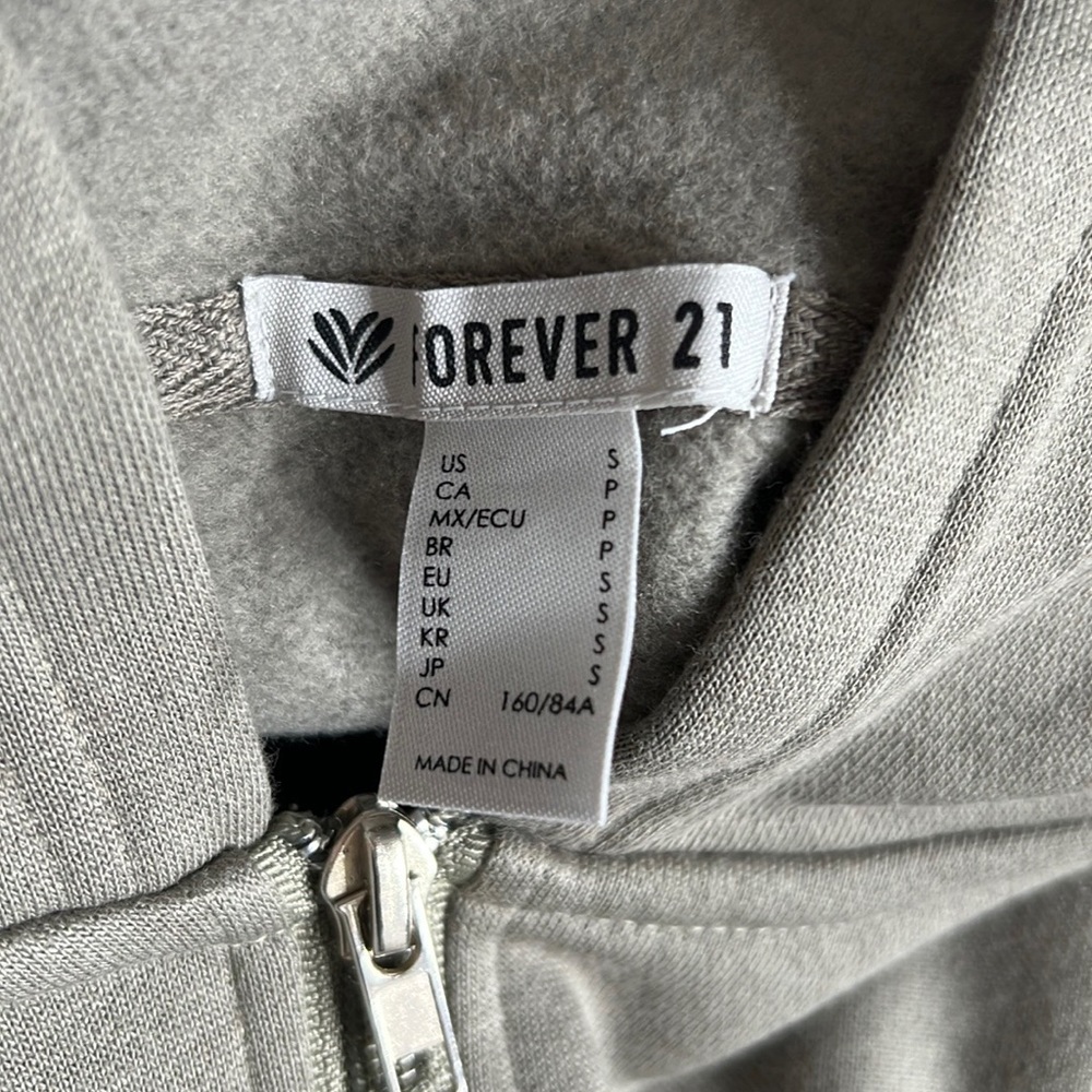 NWT forever athletic pullover sage quarter zip size S - Picture 5 of 6